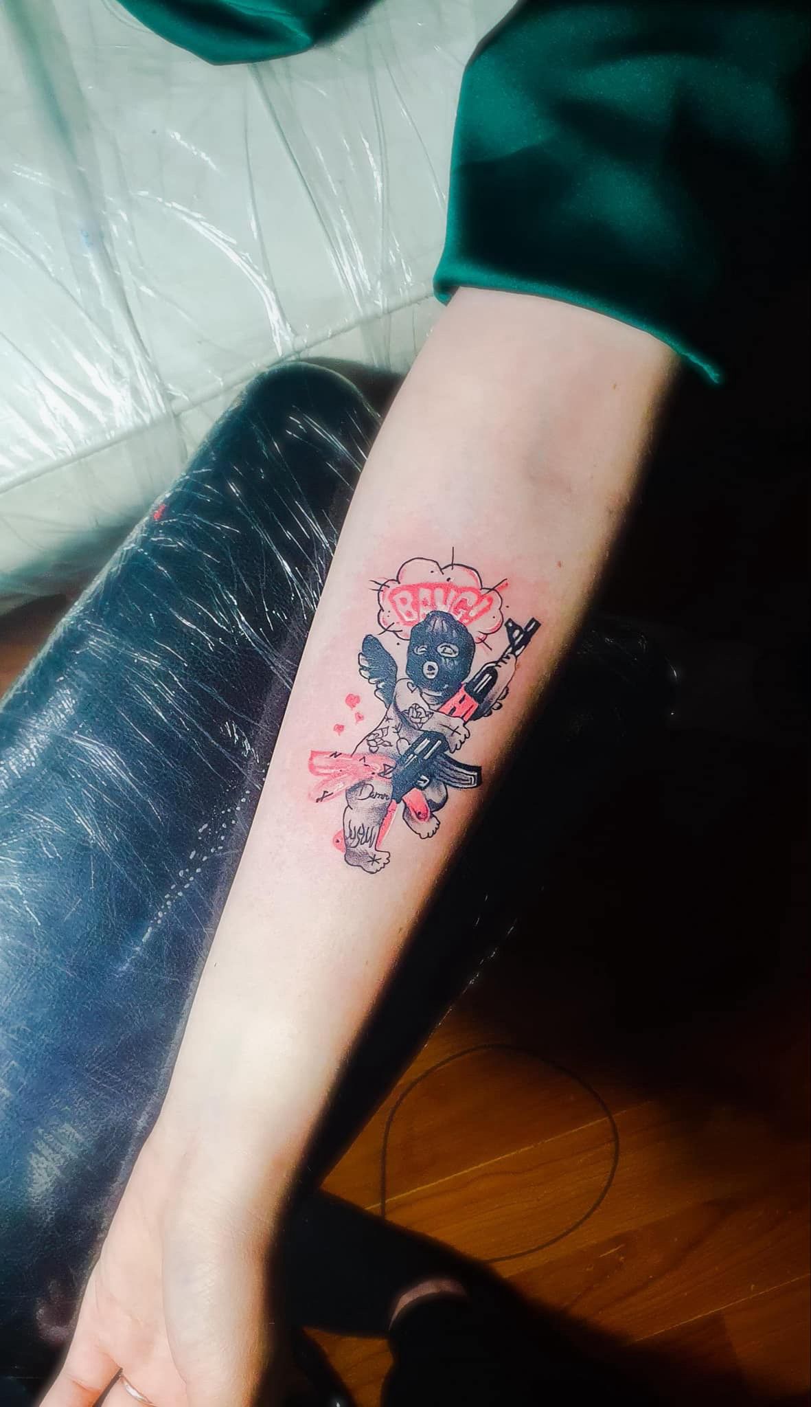 Tatuaj color cu personaj dark - AlexuU Tattoo Craiova